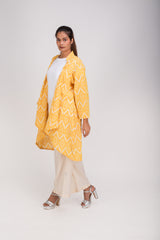 513-315 Whitelotus "Su" Women's coat Kimono