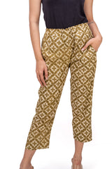 405-147 White Lotus Women's "Eva" Pencil Pants