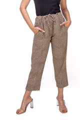 405-110 White Lotus Women's "Eva" Pencil Pants