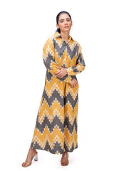 400-316 White Lotus "Coral" Women's long Shirt Maxi Dress