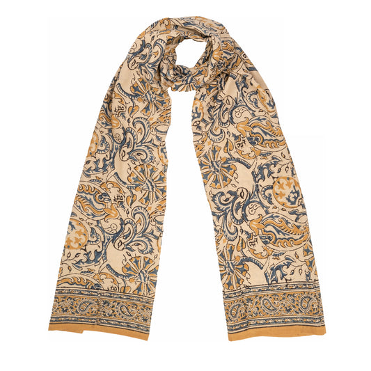 600-037 Women's Scarf - Hand Block Printed