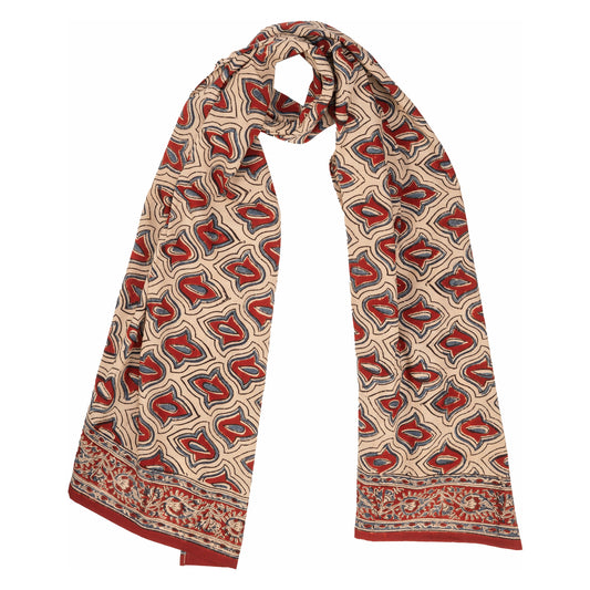 600-041 Women's Scarf - Hand Block Printed