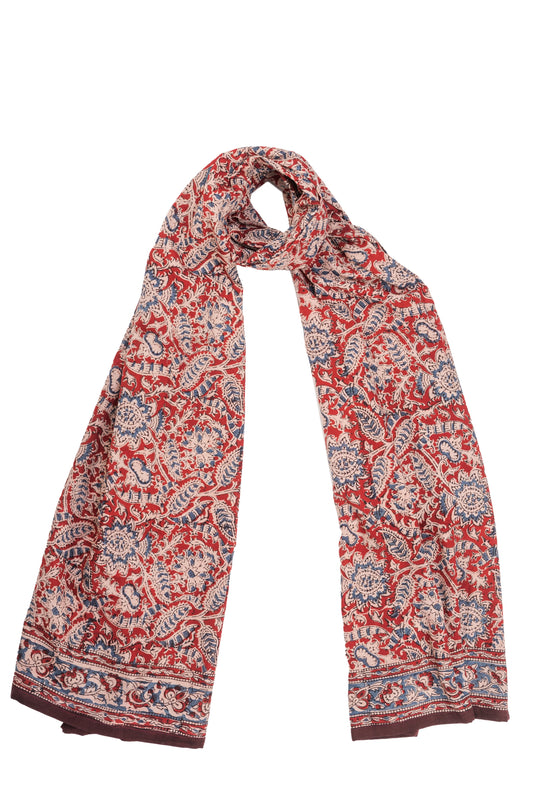 600-048 Women's Scarf - Hand Block Printed