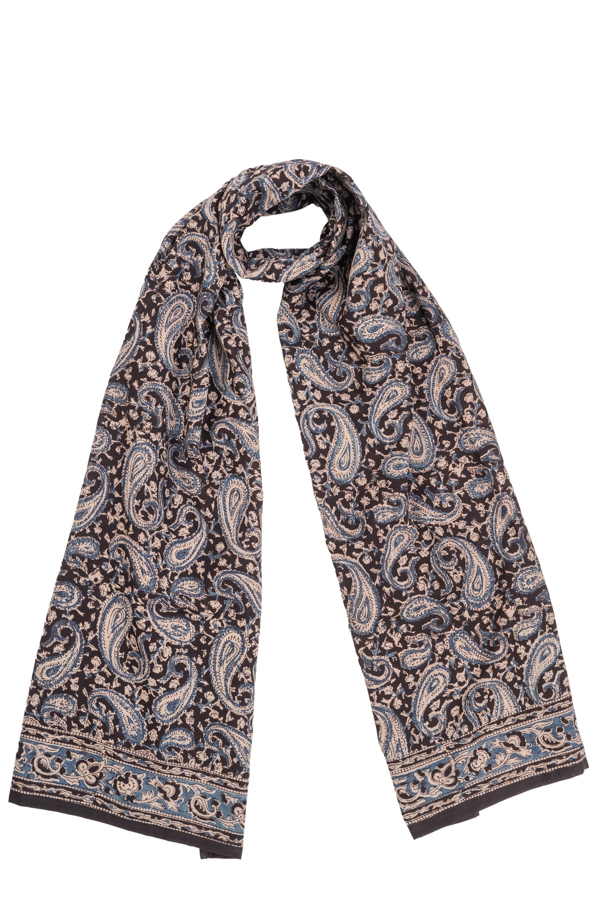 600-057 Women's Scarf - Hand Block Printed