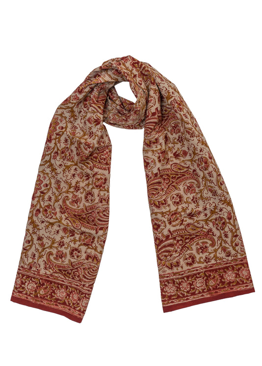 600-067 Women's Scarf - Hand Block Printed