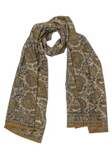 600-068 Women's Scarf - Hand Block Printed