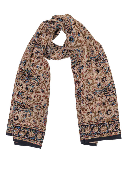 600-074 Women's Scarf - Hand Block Printed