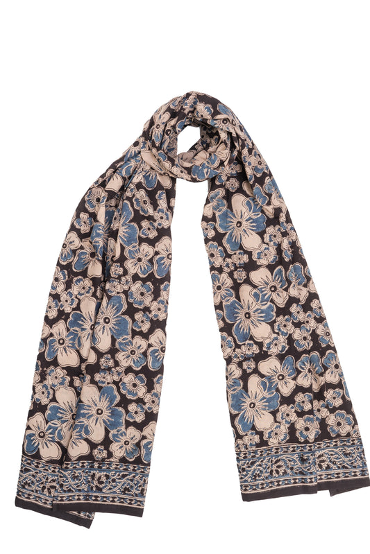 600-062 Women's Scarf - Hand Block Printed