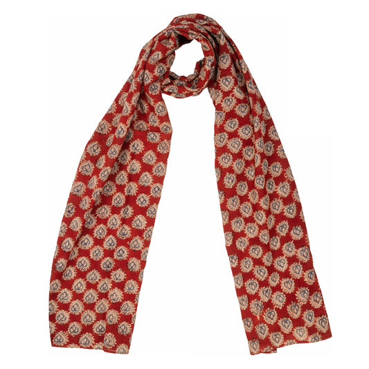 600-007 Women's Scarf - Hand Block Printed