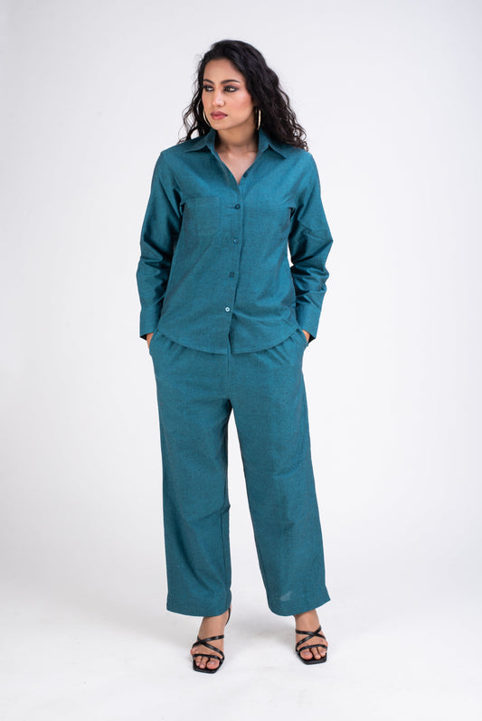 580-pB Whitelotus Women's Pants"parrot co-ords"