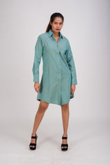 524-334 White Lotus "Brigit" Women's long shirt