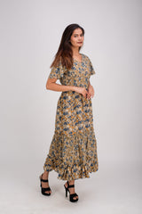 550-143 Whitelotus "Venus" Women's Maxi Dress