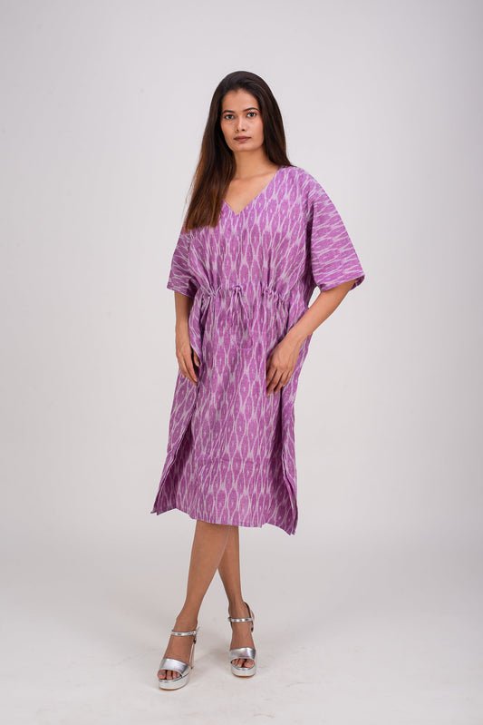 510-322 Whitelotus "Sony" Kaftan Knee Length Women's Dress