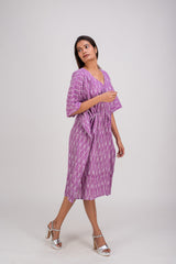 510-322 Whitelotus "Sony" Kaftan Knee Length Women's Dress