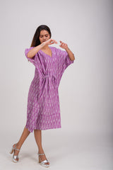 510-322 Whitelotus "Sony" Kaftan Knee Length Women's Dress