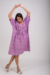 510-322 Whitelotus "Sony" Kaftan Knee Length Women's Dress