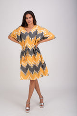 510-316 Whitelotus "Sony" Kaftan Knee Length Women's Dress