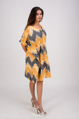 510-316 Whitelotus "Sony" Kaftan Knee Length Women's Dress