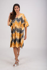 510-316 Whitelotus "Sony" Kaftan Knee Length Women's Dress