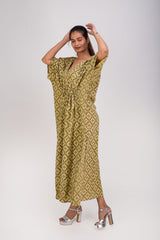 529-147  Whitelotus "Toni" Kaftan maxi Women's Dress