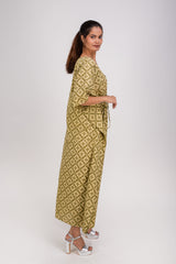 529-147  Whitelotus "Toni" Kaftan maxi Women's Dress