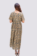 552-120 White Lotus "Sam" women's long dress- Maxi