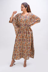 529-118  Whitelotus "Toni" kaftan maxi Women's Dress