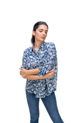 420-116 "Allan" Women's Bow tie Sleeve Shirt