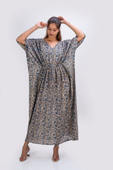 529-112  Whitelotus "Toni" kaftan maxi Women's Dress