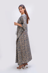 529-112  Whitelotus "Toni" kaftan maxi Women's Dress