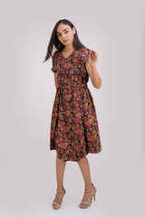 511-113 WhiteLotus "Wine" Women's wrap Dress