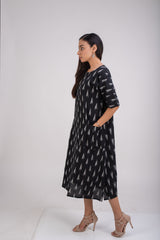 512-303 WhiteLotus "Jumba" Women's Ikat Dress