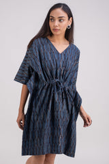 510-109  Whitelotus "Sony" kaftan knee length Women's Dress