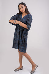 510-109  Whitelotus "Sony" kaftan knee length Women's Dress