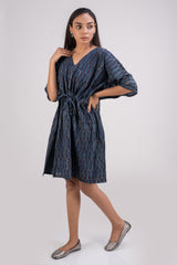 510-109  Whitelotus "Sony" kaftan knee length Women's Dress